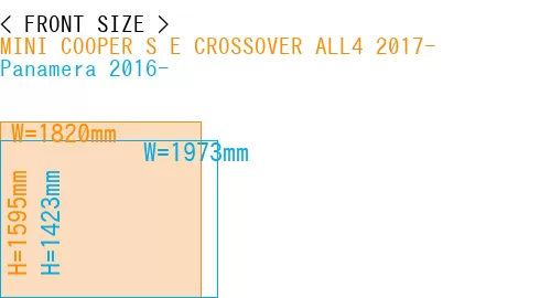 #MINI COOPER S E CROSSOVER ALL4 2017- + Panamera 2016-